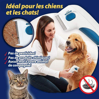 Gadgets d'Eve animaux de compagnie PUSPEN™: Peigne Electrique Anti-Puces pour Animaux